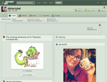 Tablet Screenshot of djsharzykat.deviantart.com