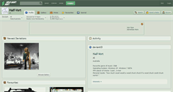 Desktop Screenshot of half-vort.deviantart.com