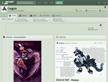 Tablet Screenshot of coagula.deviantart.com