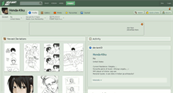 Desktop Screenshot of honda-kiku.deviantart.com