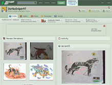 Tablet Screenshot of dorikosniper97.deviantart.com