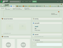 Tablet Screenshot of joe69.deviantart.com