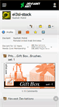 Mobile Screenshot of el3sl-stock.deviantart.com