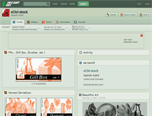 Tablet Screenshot of el3sl-stock.deviantart.com