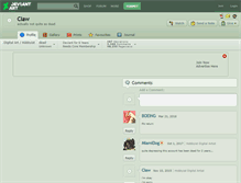 Tablet Screenshot of ciaw.deviantart.com