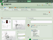 Tablet Screenshot of dediggefedde.deviantart.com