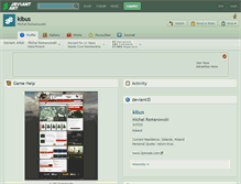 Tablet Screenshot of kibus.deviantart.com