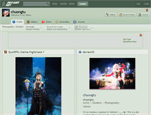 Tablet Screenshot of chuongtu.deviantart.com