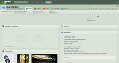 Desktop Screenshot of char-izzi-elle.deviantart.com