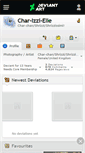 Mobile Screenshot of char-izzi-elle.deviantart.com