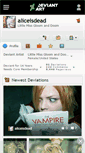 Mobile Screenshot of aliceisdead.deviantart.com