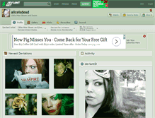 Tablet Screenshot of aliceisdead.deviantart.com