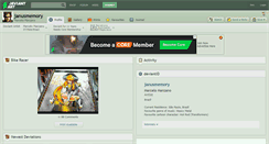 Desktop Screenshot of janusmemory.deviantart.com
