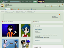 Tablet Screenshot of lmfaoxoxo.deviantart.com