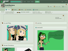 Tablet Screenshot of gwenfan4eva.deviantart.com