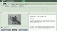 Desktop Screenshot of forktail.deviantart.com