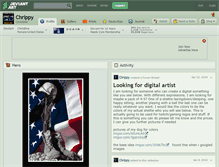 Tablet Screenshot of chrippy.deviantart.com