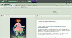 Desktop Screenshot of mikkichell.deviantart.com