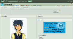 Desktop Screenshot of lady-of-ferox.deviantart.com