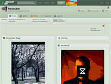 Tablet Screenshot of hexecutor.deviantart.com