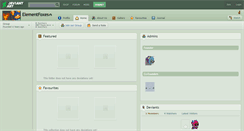 Desktop Screenshot of elementfoxes.deviantart.com
