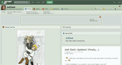 Desktop Screenshot of jedislash.deviantart.com