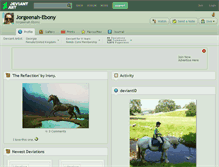 Tablet Screenshot of jorgeenah-ebony.deviantart.com