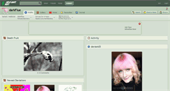 Desktop Screenshot of darkflue.deviantart.com