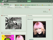 Tablet Screenshot of darkflue.deviantart.com