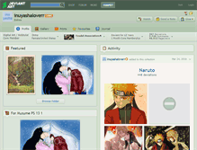 Tablet Screenshot of inuyashaloverr.deviantart.com