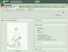 Tablet Screenshot of h2o-polo.deviantart.com