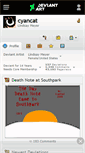 Mobile Screenshot of cyancat.deviantart.com