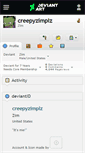 Mobile Screenshot of creepyzimplz.deviantart.com