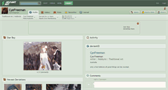 Desktop Screenshot of cyefreeman.deviantart.com