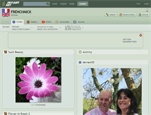 Tablet Screenshot of frenchmick.deviantart.com