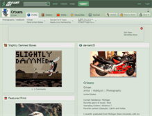 Tablet Screenshot of crixans.deviantart.com