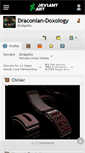 Mobile Screenshot of draconian-doxology.deviantart.com