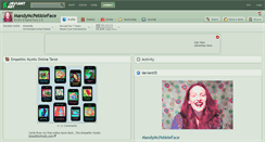 Desktop Screenshot of mandymcpebbleface.deviantart.com