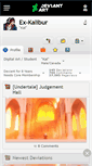 Mobile Screenshot of ex-kalibur.deviantart.com