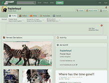 Tablet Screenshot of frazierboyd.deviantart.com