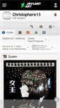 Mobile Screenshot of christophere13.deviantart.com