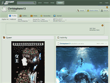 Tablet Screenshot of christophere13.deviantart.com