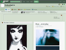 Tablet Screenshot of endlessdark14.deviantart.com