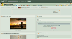Desktop Screenshot of deathly-stillness.deviantart.com
