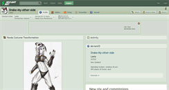 Desktop Screenshot of drake-my-other-side.deviantart.com