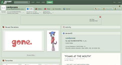 Desktop Screenshot of candyxcane.deviantart.com