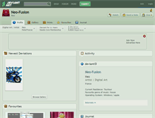 Tablet Screenshot of neo-fusion.deviantart.com