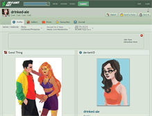 Tablet Screenshot of drinked-ale.deviantart.com