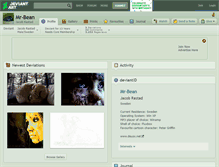 Tablet Screenshot of mr-bean.deviantart.com