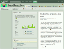 Tablet Screenshot of caramell-dansen-club.deviantart.com